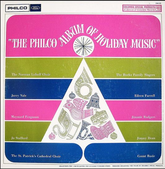 Various : The Philco Album Of Holiday Music (LP, Comp, Ltd)