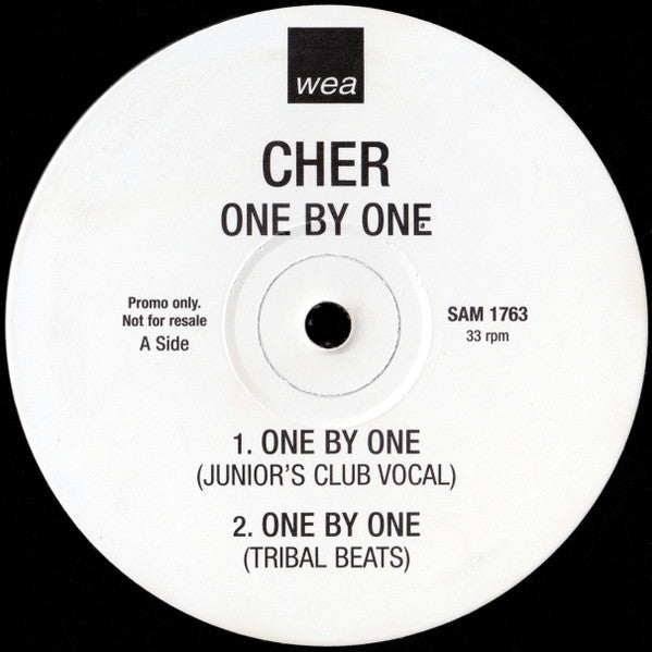 Cher : One By One (The Junior Vasquez Mixes) (12", Promo)