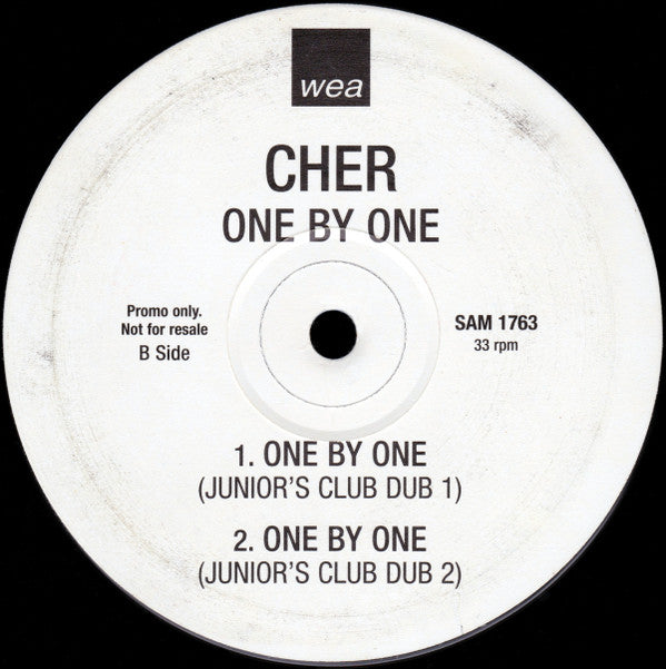 Cher : One By One (The Junior Vasquez Mixes) (12", Promo)