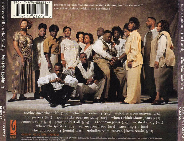 Kirk Franklin And The Family : Whatcha Lookin' 4 (CD, Album)