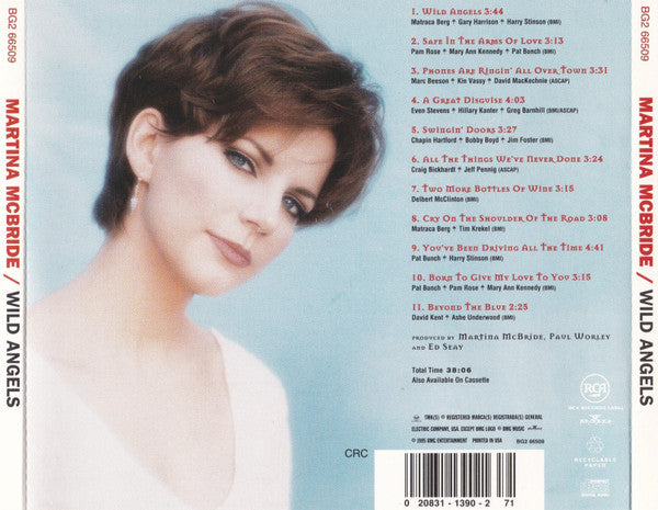 Martina McBride : Wild Angels (CD, Album, Club)