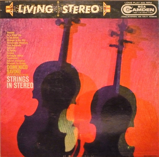 Domenico Savino And His Symphonic Strings : Strings In Stereo (LP)