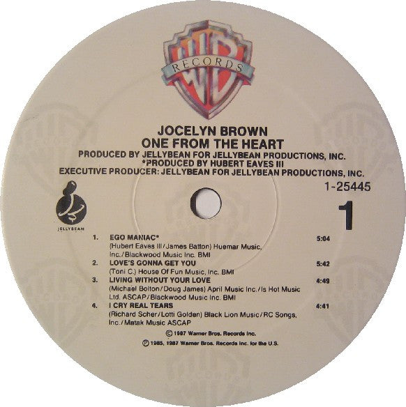 Jocelyn Brown : One From The Heart (LP, Album)