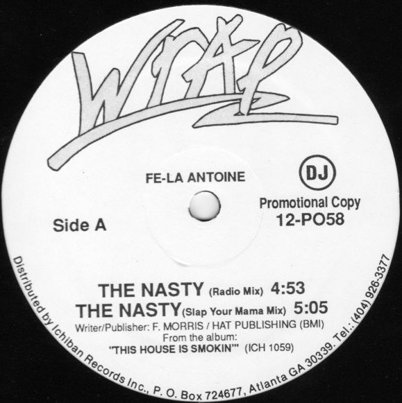 Fe-La Antoine : The Nasty (12", Promo)