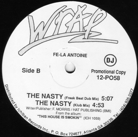 Fe-La Antoine : The Nasty (12", Promo)