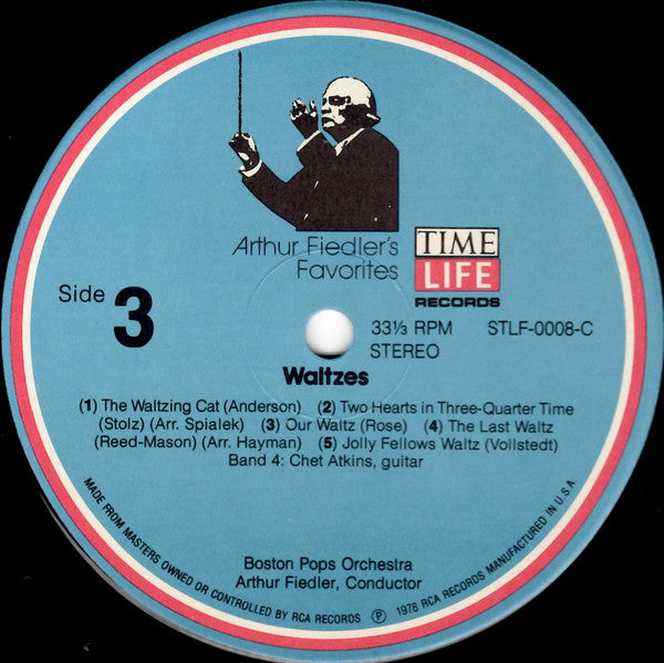 Arthur Fiedler With The Boston Pops Orchestra : Waltzes (3xLP, Comp + Box)