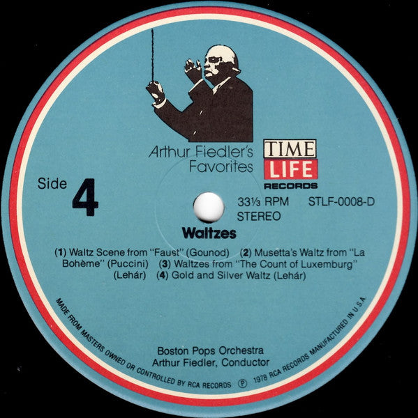 Arthur Fiedler With The Boston Pops Orchestra : Waltzes (3xLP, Comp + Box)