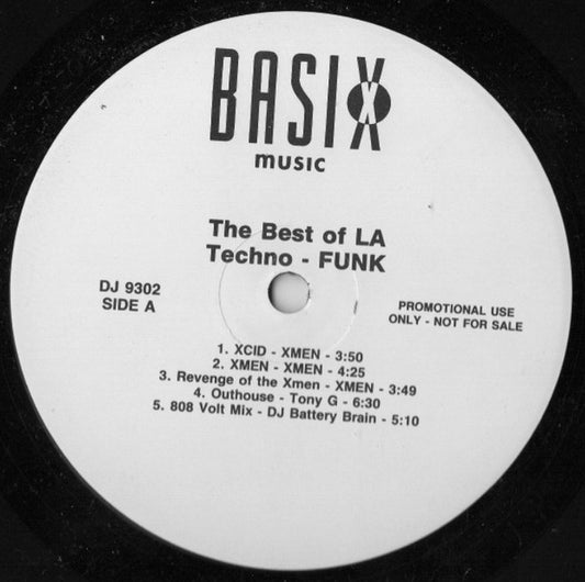 Various : The Best Of LA Techno - Funk (LP, Comp, Promo)