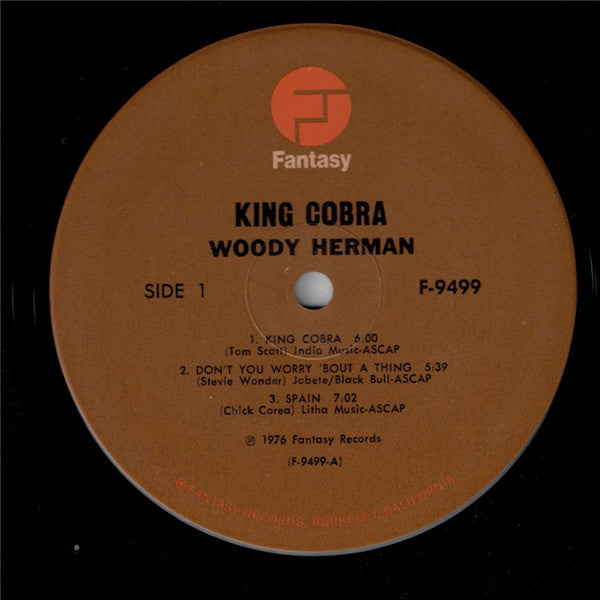 Woody Herman And The Thundering Herd : King Cobra (LP, Album)