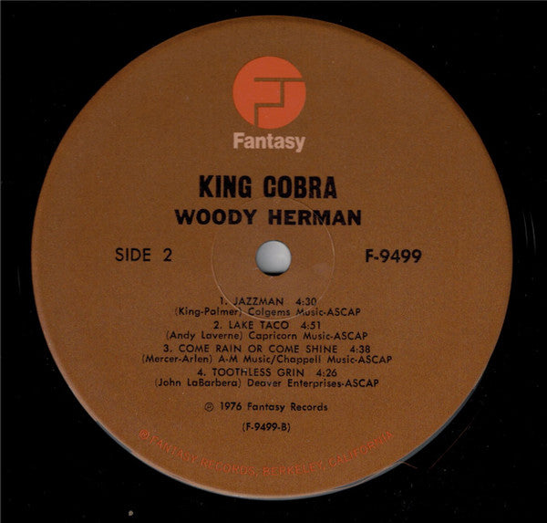 Woody Herman And The Thundering Herd : King Cobra (LP, Album)