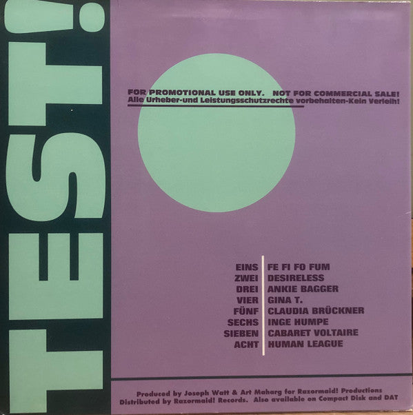 Various : This Is Only A Test! (2x12", Comp, Promo, Gre)