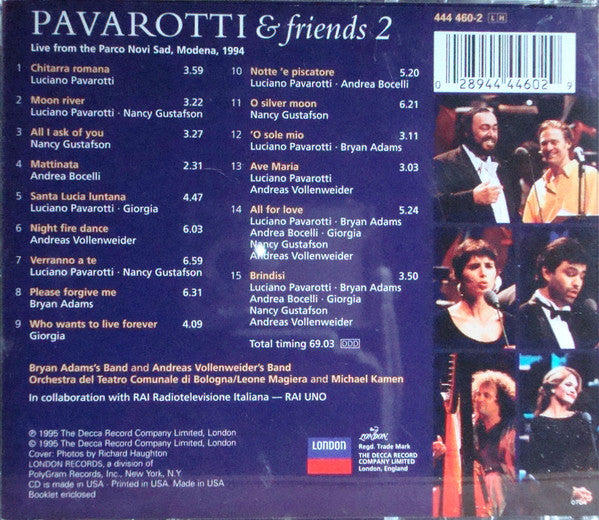 Pavarotti & Friends : Pavarotti & Friends 2 (CD, Album)