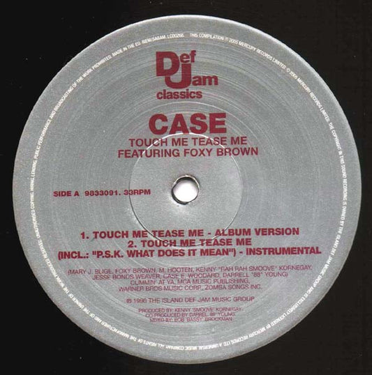 Case Featuring Foxy Brown : Touch Me Tease Me (12", RE)