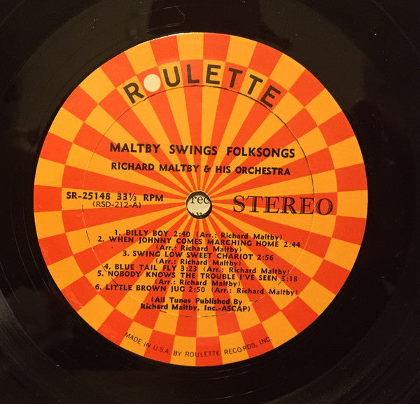 Richard Maltby And His Orchestra : Maltby Swings Folksongs (LP)