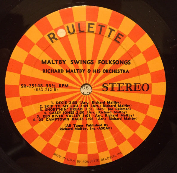 Richard Maltby And His Orchestra : Maltby Swings Folksongs (LP)
