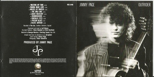 Jimmy Page : Outrider (CD, Album, Club)