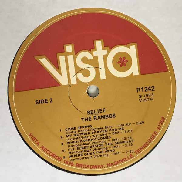 The Rambos : Belief (LP, Album)