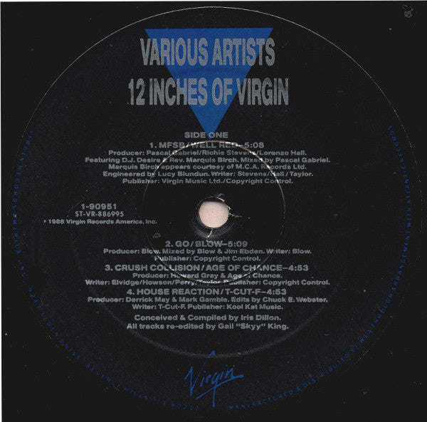 Various : 12 Inches Of Virgin (LP, Comp)