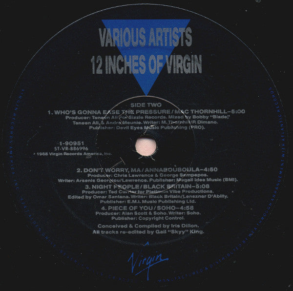 Various : 12 Inches Of Virgin (LP, Comp)