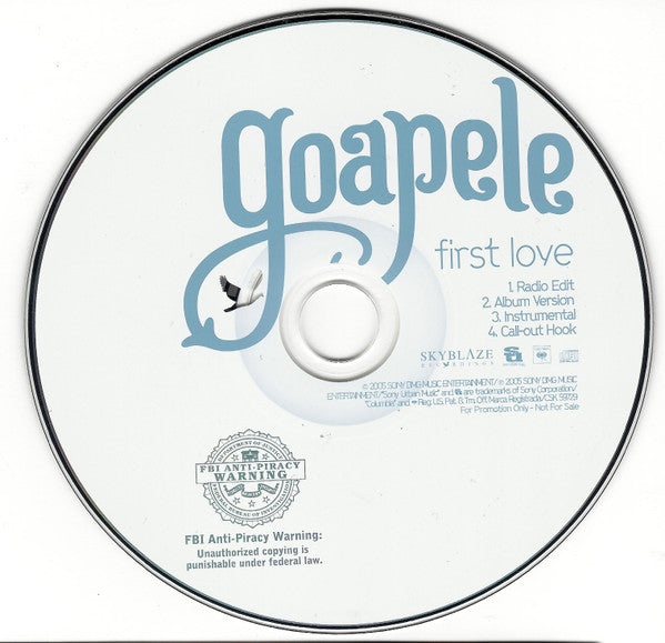 Goapele : First Love (CD, Single, Promo)