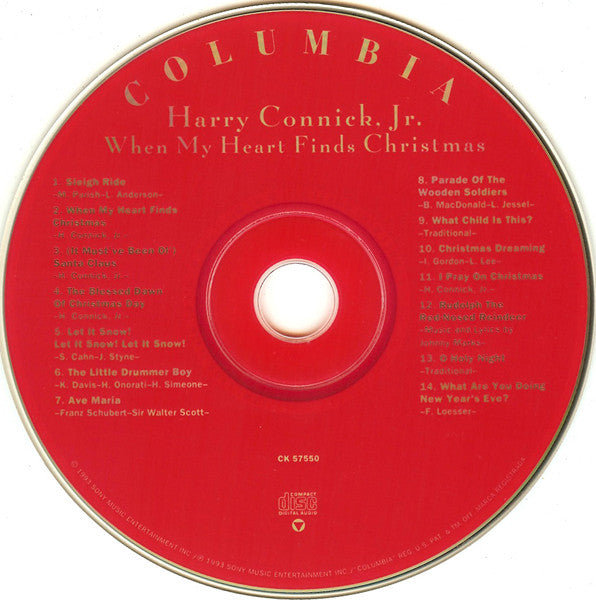 Harry Connick, Jr. : When My Heart Finds Christmas (CD, Album, No )