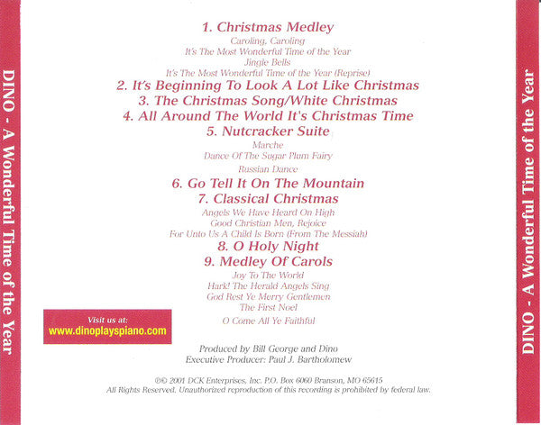 Dino Kartsonakis : A Wonderful Time Of The Year (CD, RE)