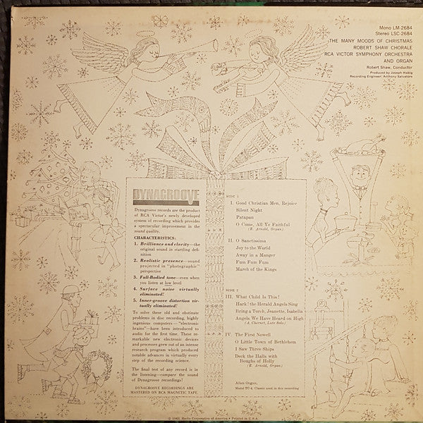 The Robert Shaw Chorale : The Many Moods Of Christmas (LP, Album)