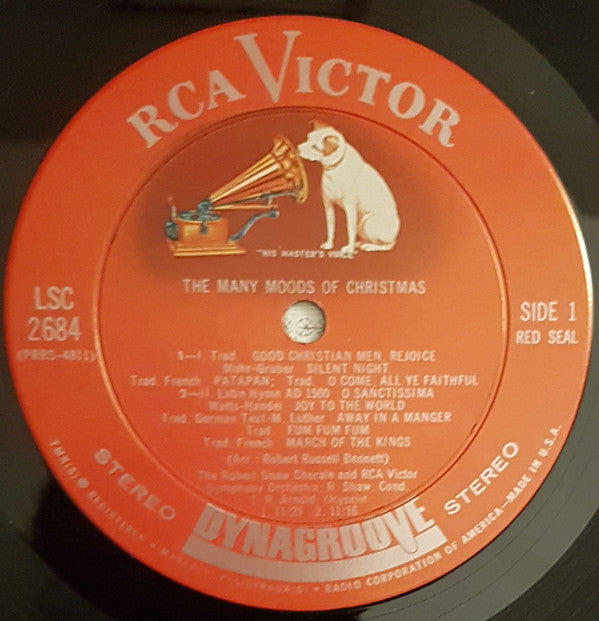 The Robert Shaw Chorale : The Many Moods Of Christmas (LP, Album)