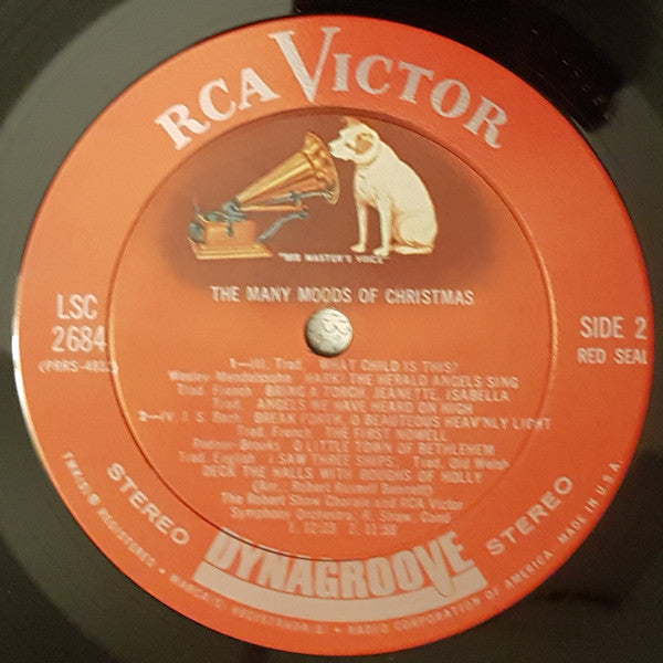 The Robert Shaw Chorale : The Many Moods Of Christmas (LP, Album)