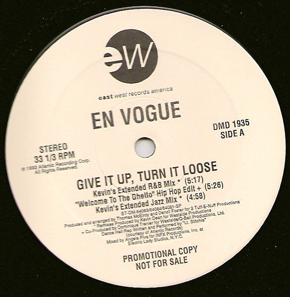 En Vogue : Give It Up, Turn It Loose (12", Promo)