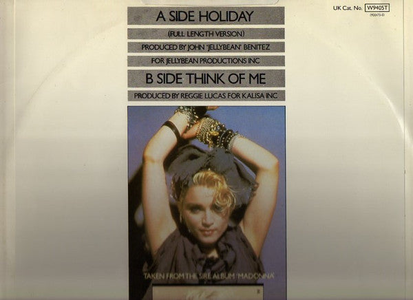 Madonna : Holiday (12", Single, RE, Chr)