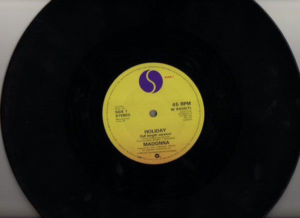 Madonna : Holiday (12", Single, RE, Chr)