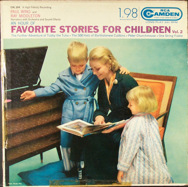 Paul Wing, Ray Middleton : Favorite Stories For Children Vol. 2 (LP)