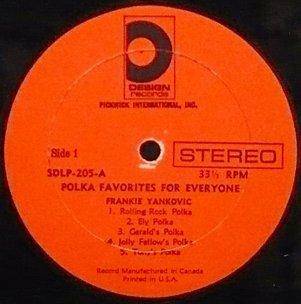 Frank Yankovic, Buddy Koloski : Polka Favorites For Everyone (LP)
