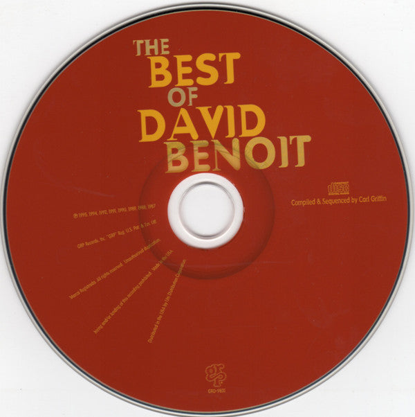David Benoit : The Best Of David Benoit 1987-1995 (CD, Comp, RE)