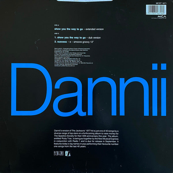 Dannii Minogue : Show You The Way To Go (12", Single)