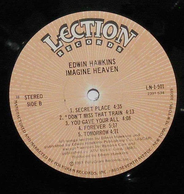 Edwin Hawkins : Imagine Heaven (LP, Album)