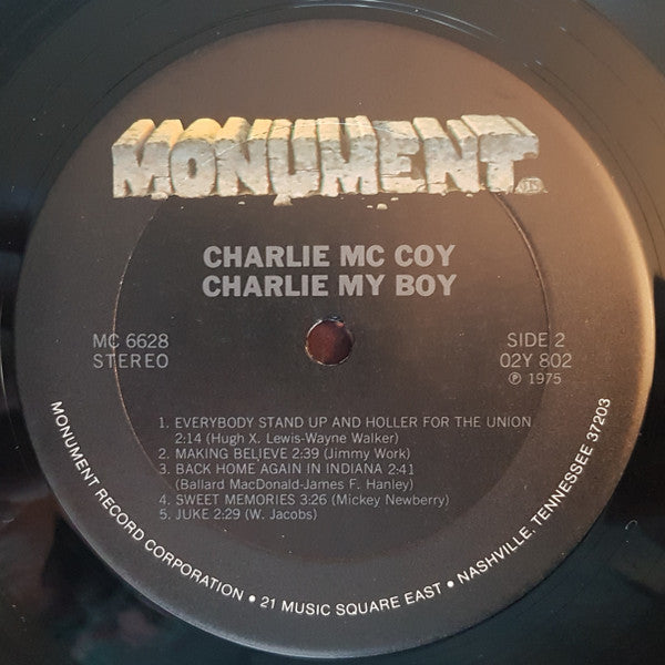 Charlie McCoy : Charlie My Boy! (LP, Album)
