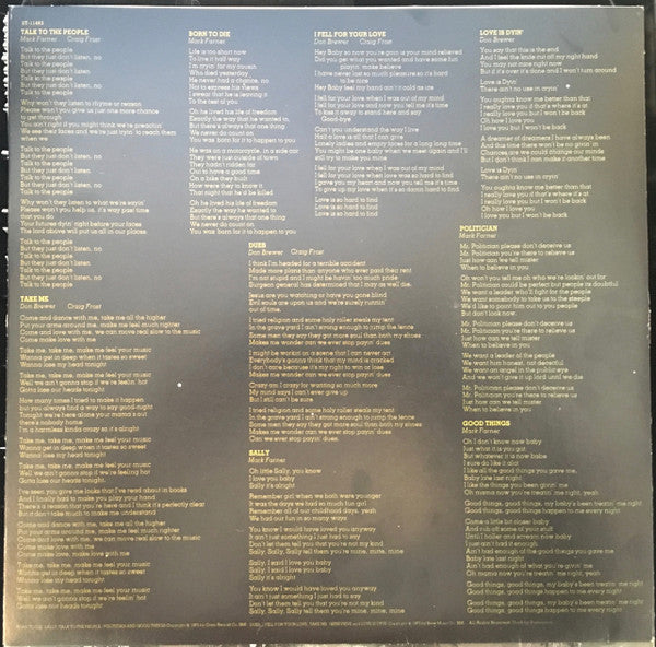 Grand Funk Railroad : Born To Die (LP, Album, Club)