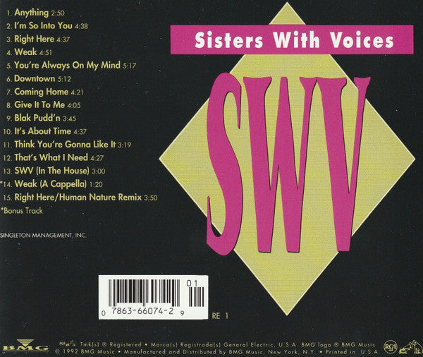SWV : It's About Time (CD, Album, RE)