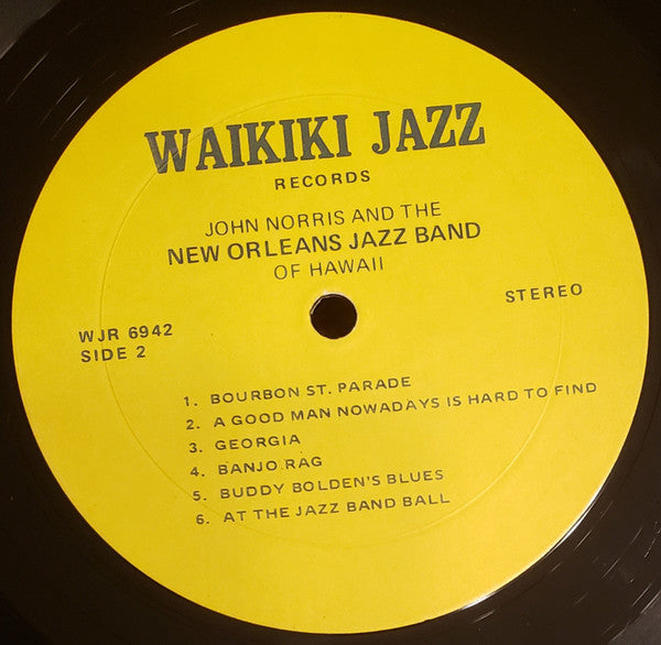 John Norris And The New Orleans Jazz Band : At The Hilton Hawaiian Village Hotel, Waikiki (LP, Album)