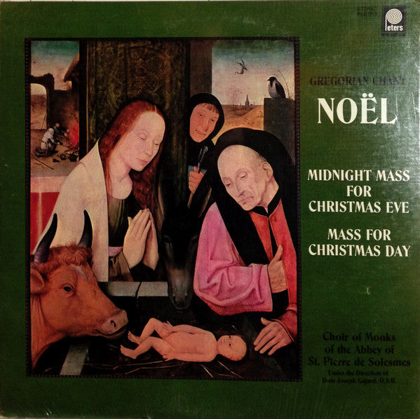 Chœur Des Moines De L'Abbaye Saint-Pierre De Solesmes, Dom Joseph Gajard : Gregorian Chant Noël: Midnight Mass For Christmas Eve - Mass For Christmas Day (LP, Album)