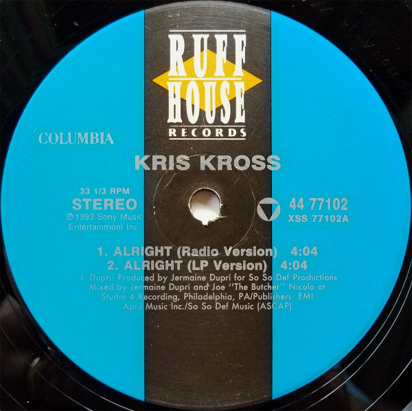 Kris Kross : Alright (12", Single)