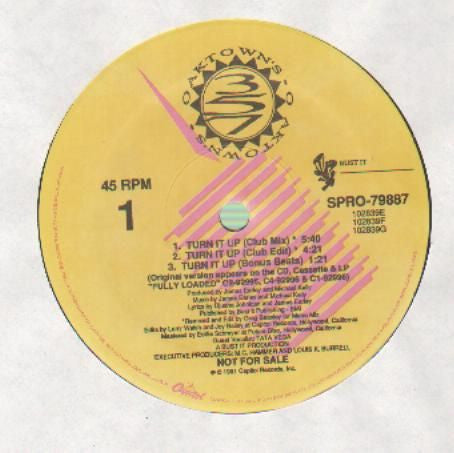 Oaktown's 3-5-7 : Turn It Up (12", Promo)