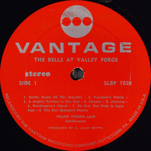 Frank Pèchin Law : The Bells At Valley Forge: Volume Two (LP, Album)