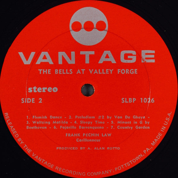 Frank Pèchin Law : The Bells At Valley Forge: Volume Two (LP, Album)