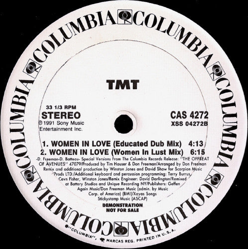 The Manhattan Transfer : Women In Love (12", Promo)