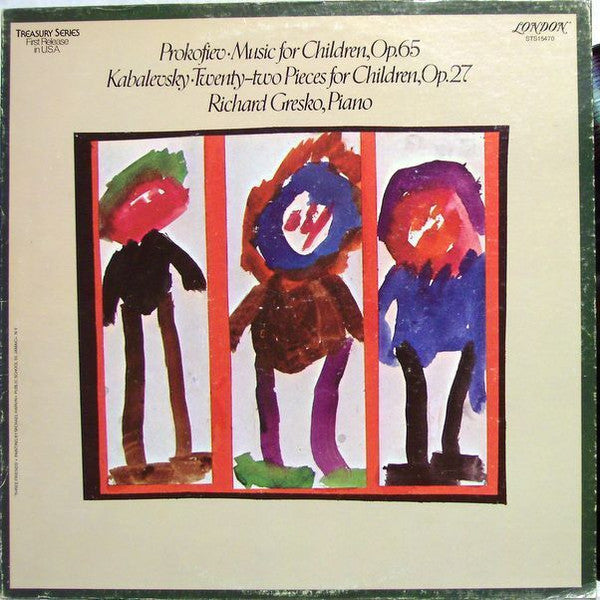 Sergei Prokofiev / Dmitry Kabalevsky, Richard Gresko : Music For Children, Op.65 / Twenty-Two Pieces For Children, Op.27 (LP, Album, RE)