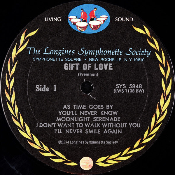 The Longines Symphonette : Gift Of Love (LP, Album)