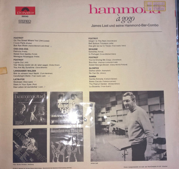 James Last & His Hammond Bar Combo : Hammond À Gogo Vol. II (LP, Album)
